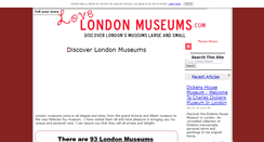 Desktop Screenshot of love-london-museums.com