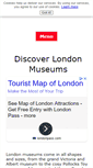 Mobile Screenshot of love-london-museums.com