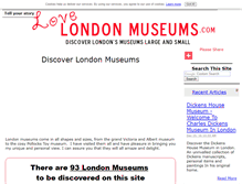 Tablet Screenshot of love-london-museums.com